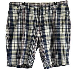 Vintage Polo Ralph Lauren Sportswear Men’s Size 40 100% Cotton Plaid Shorts‎